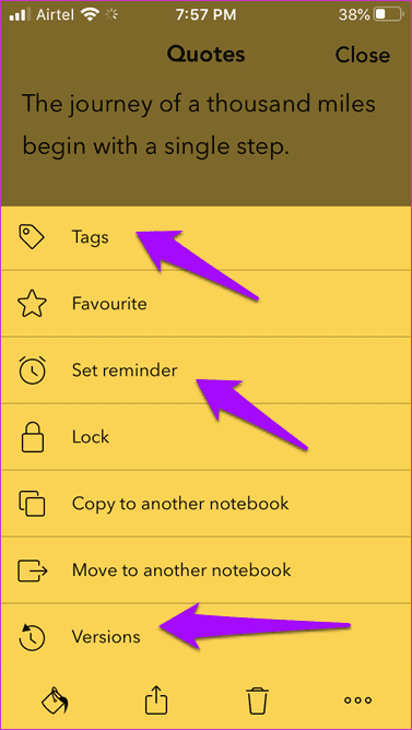Ноутбук Zoho против Apple Notes 24