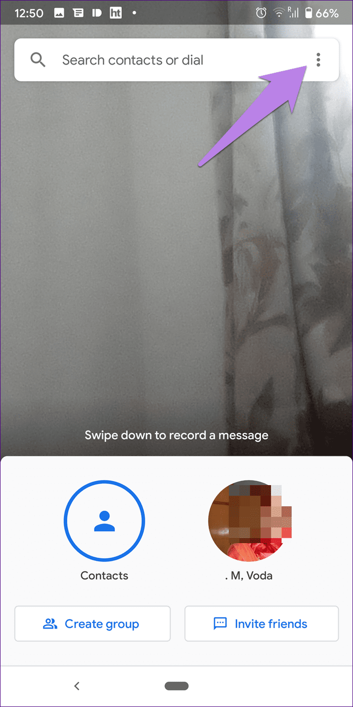 Проверьте историю звонков Google Duo 11