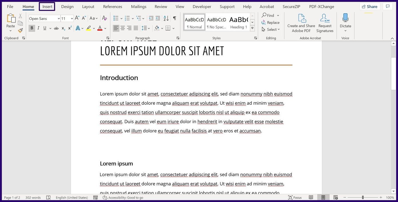 Как заблокировать изображение в Microsoft Word, шаг 7