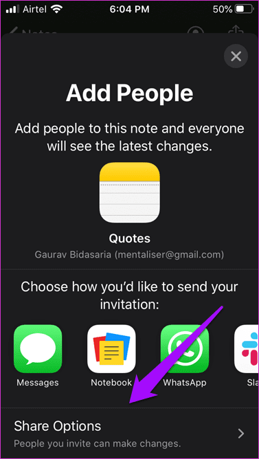 Ноутбук Zoho против Apple Notes 2