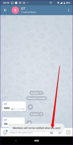 Канал Telegram против трансляции WhatsApp 7