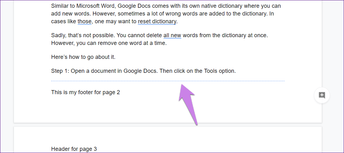 Другой верхний колонтитул Google Docs 12A