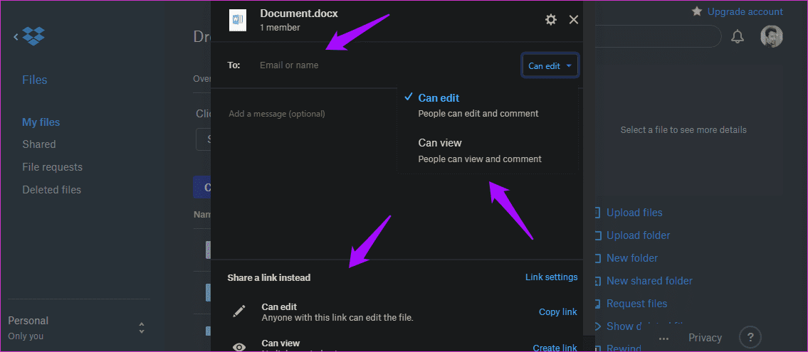 Советы и рекомендации Dropbox 7
