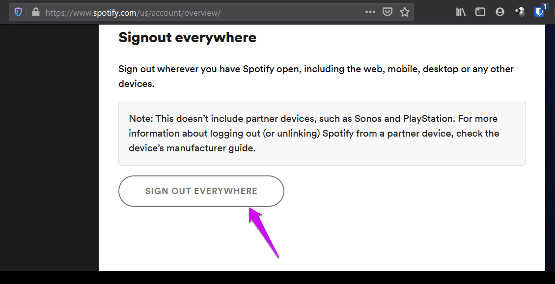 Как отвязать Spotify от учетной записи Facebook 3