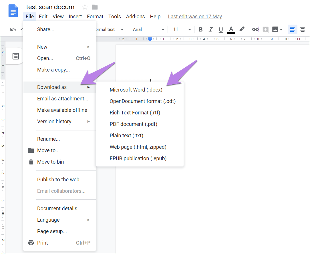 Сохранить Google Документы как PDF 21