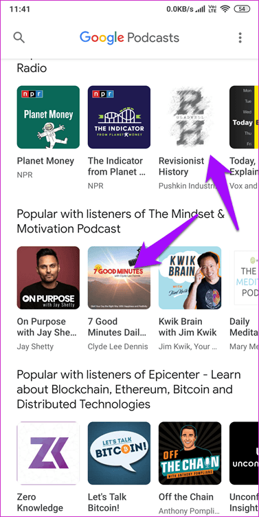 Подкасты Google против Pocket Casts 7