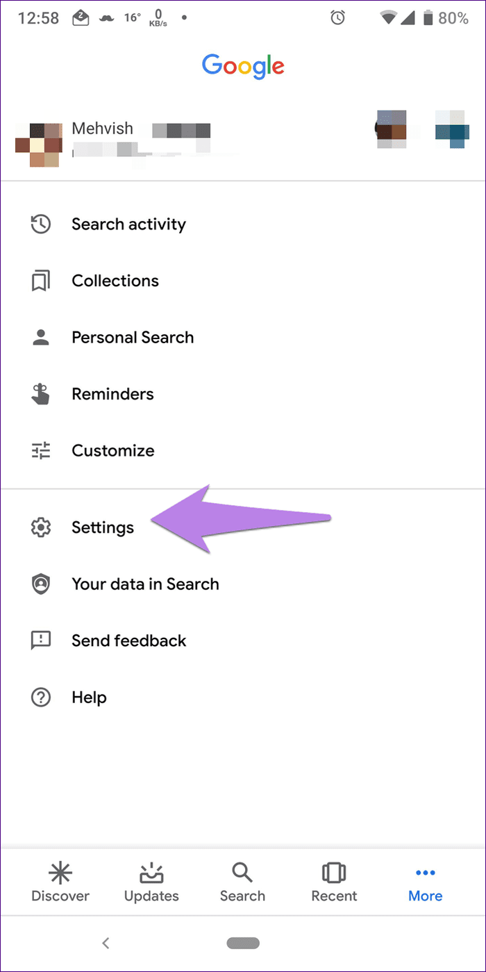 Настройки Google Ассистента 7