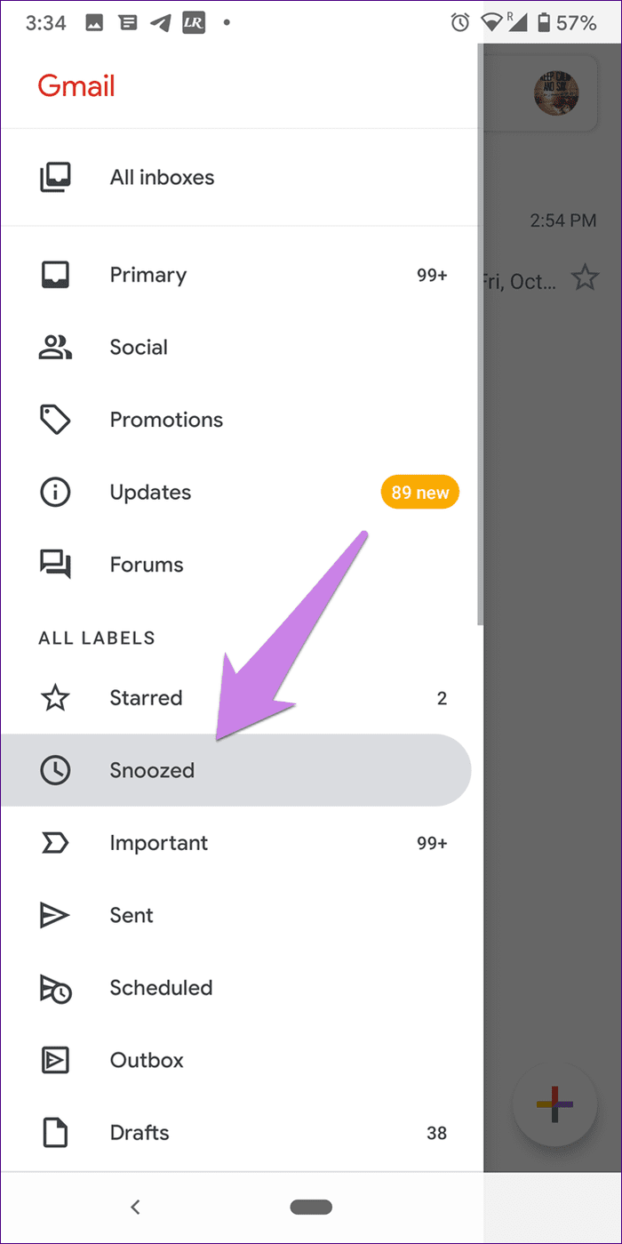 Отложить в Gmail Включить Отключить 12