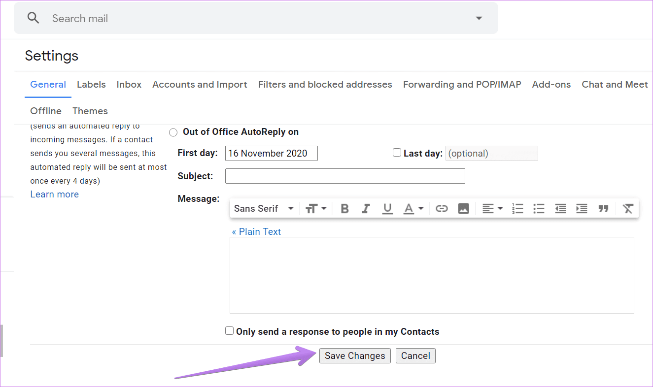 Добавить ссылку на изображение в подпись gmail 12