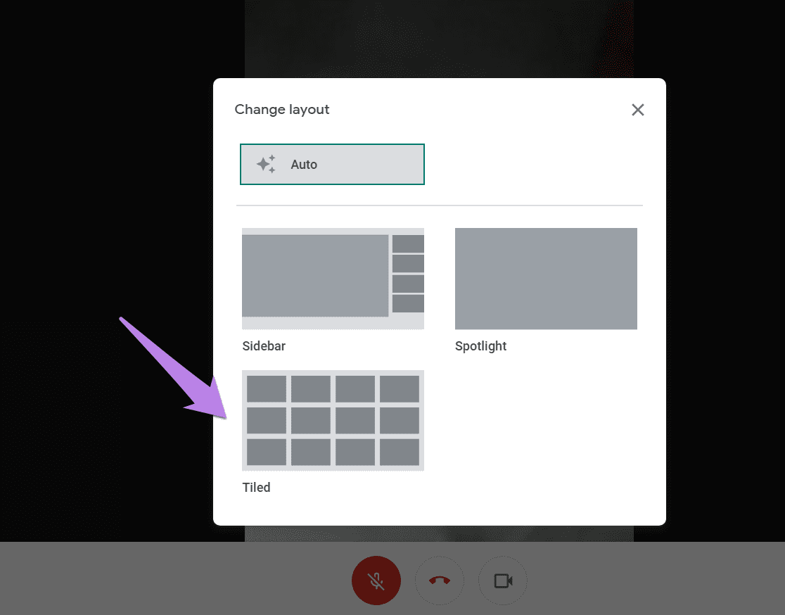 Представление сетки Google Meet 2