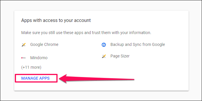 Google Диск Удалить связанные приложения 8