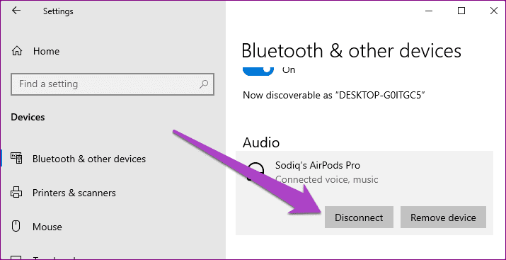 Исправить задержку Bluetooth в Windows 10