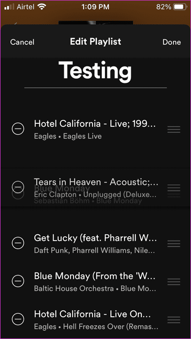 Изменить обложку плейлиста на Spotify 8