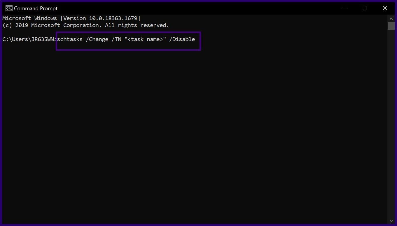 Отключить запланированные задачи в Windows 10 Шаг 9