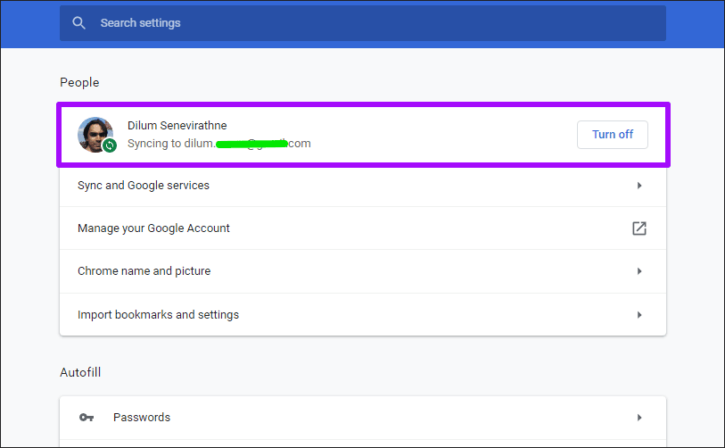 Отправка Chrome на ваши устройства не работает. Отсутствует 4