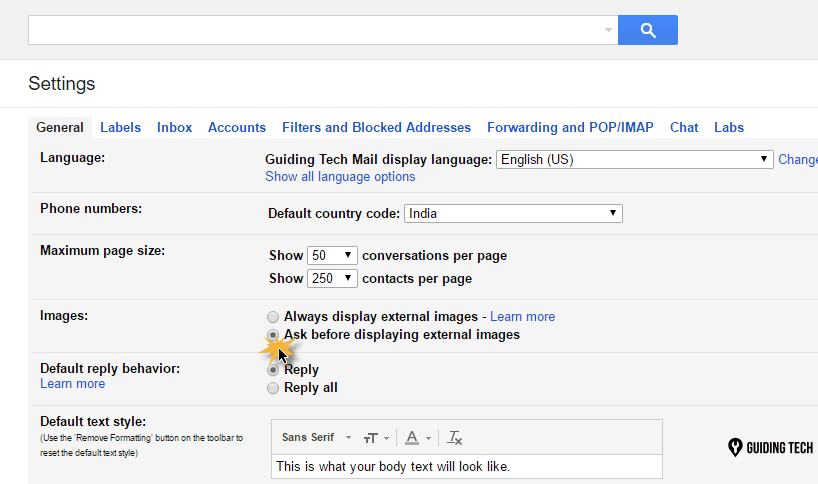 Настройка Gmail