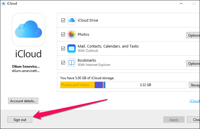 I Cloud Photos не загружает Windows 10 Выход 19