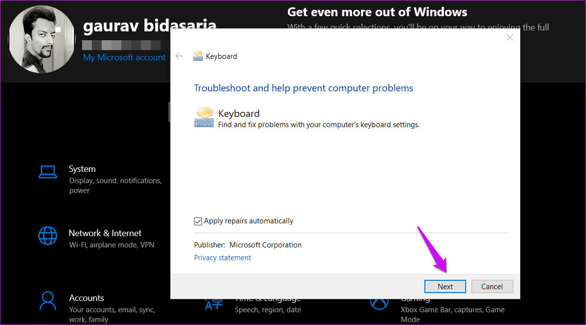 Исправить отставание клавиатуры в Windows 10 2