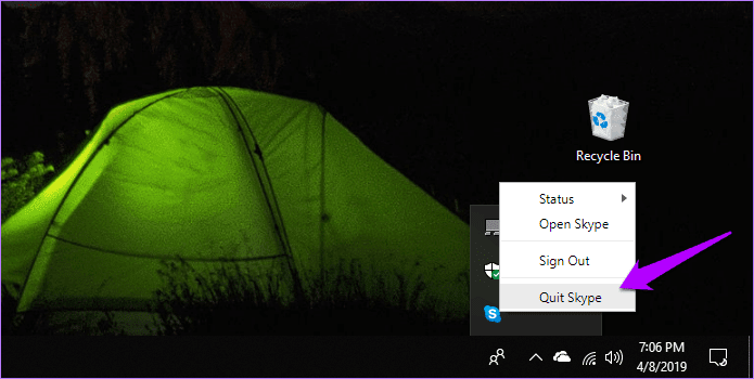 Отключить уведомления по электронной почте Skype Desktop Mobile 9