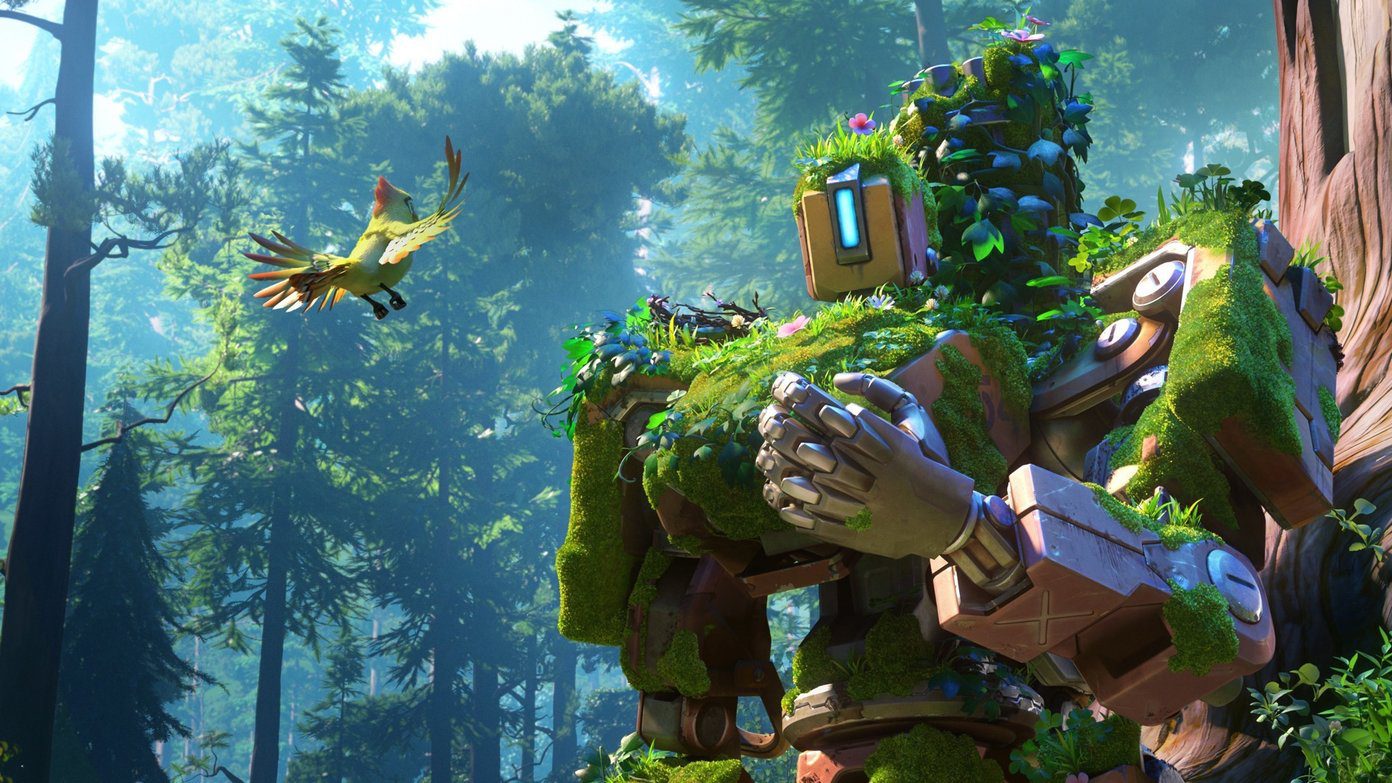 Overwatch Обои 4K Бастион