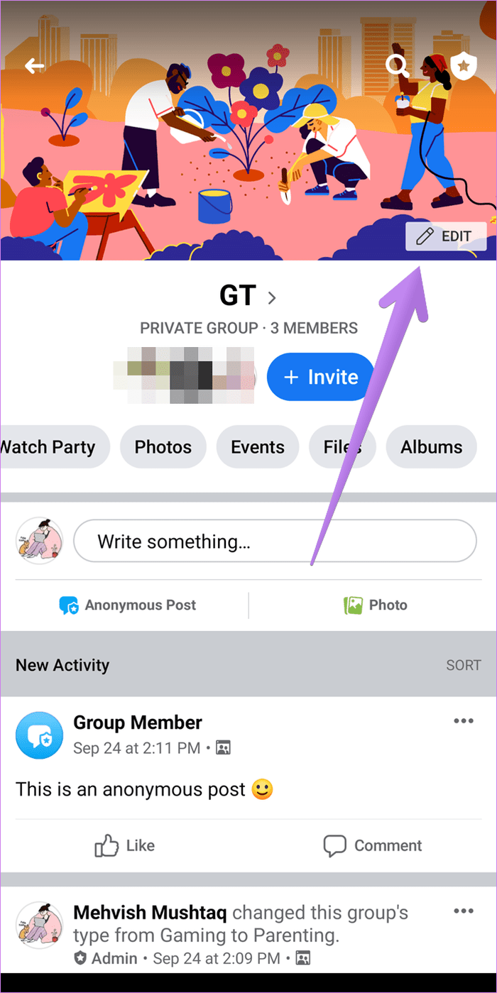 Как изменить настройки группы facebook 12