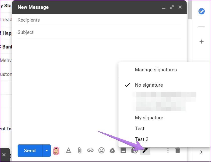 Добавить ссылку на изображение в подпись gmail 14