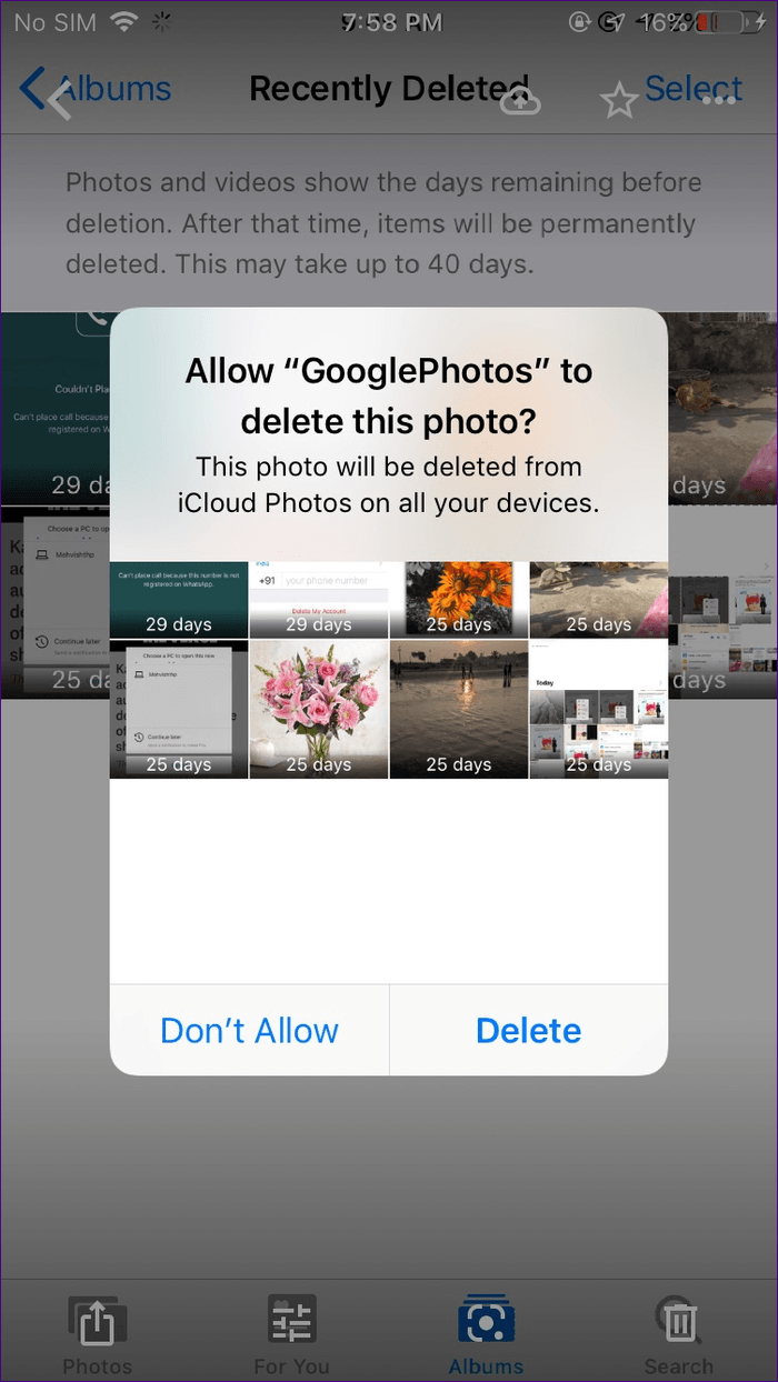 Что происходит, когда вы удаляете фотографии из Google Фото 2