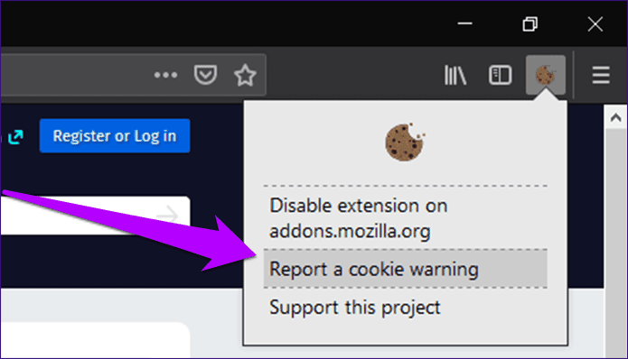 Отключить предупреждения о файлах cookie Chrome Firefox Opera 10