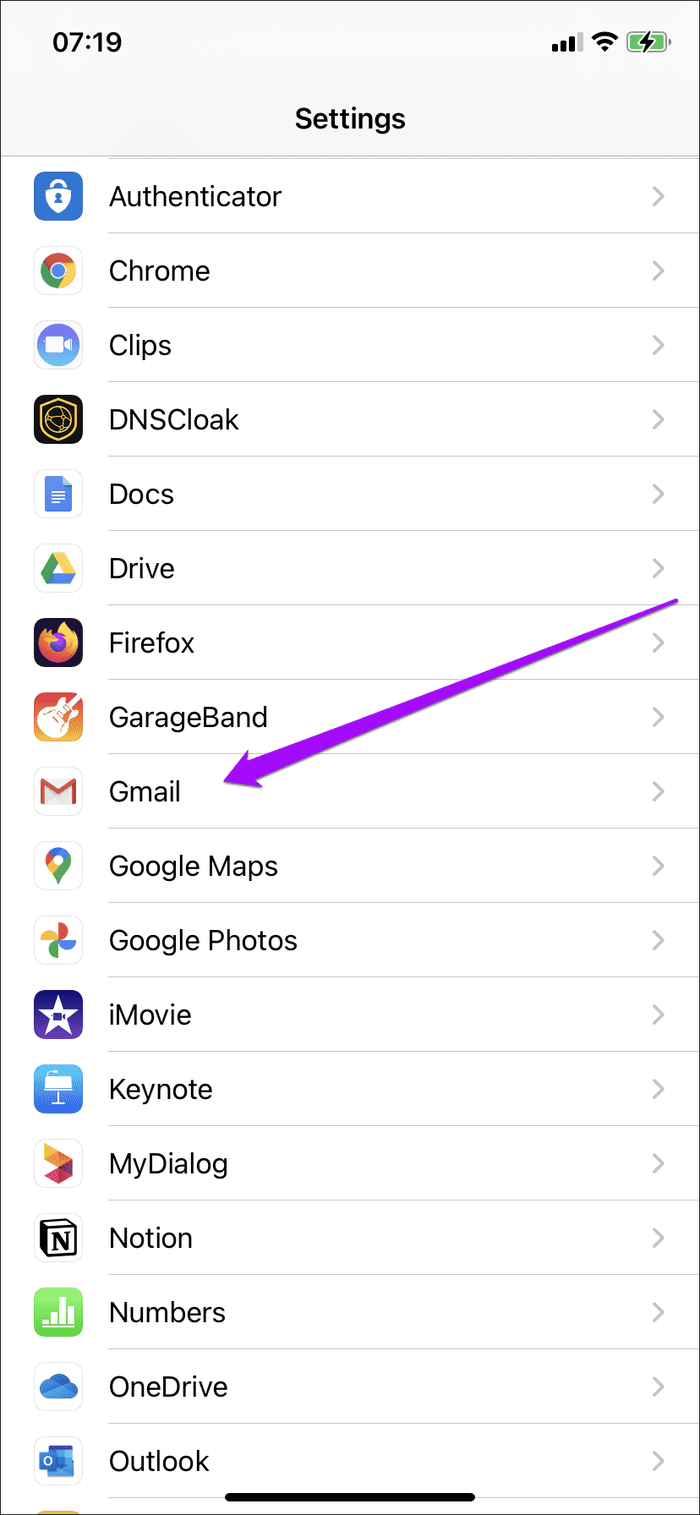 Изменить почтовый клиент по умолчанию Iphone 2
