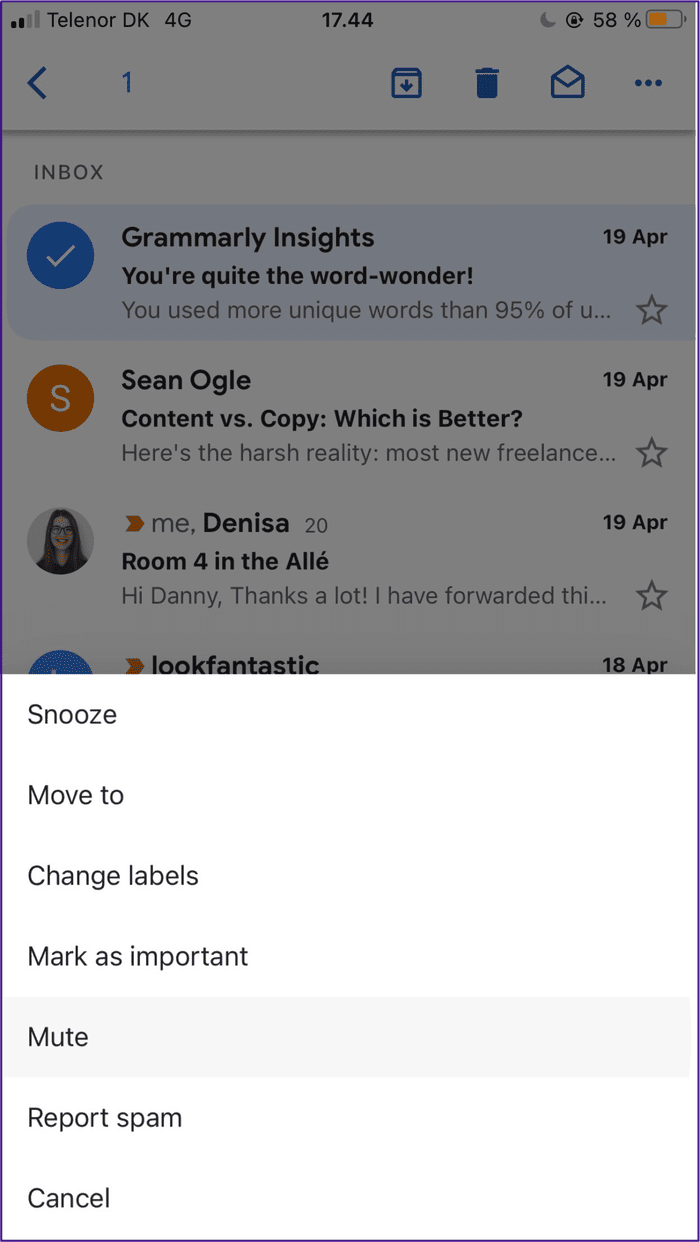 Отключить звук в Gmail