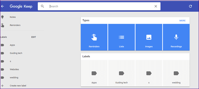 Ярлыки Google Keep 10