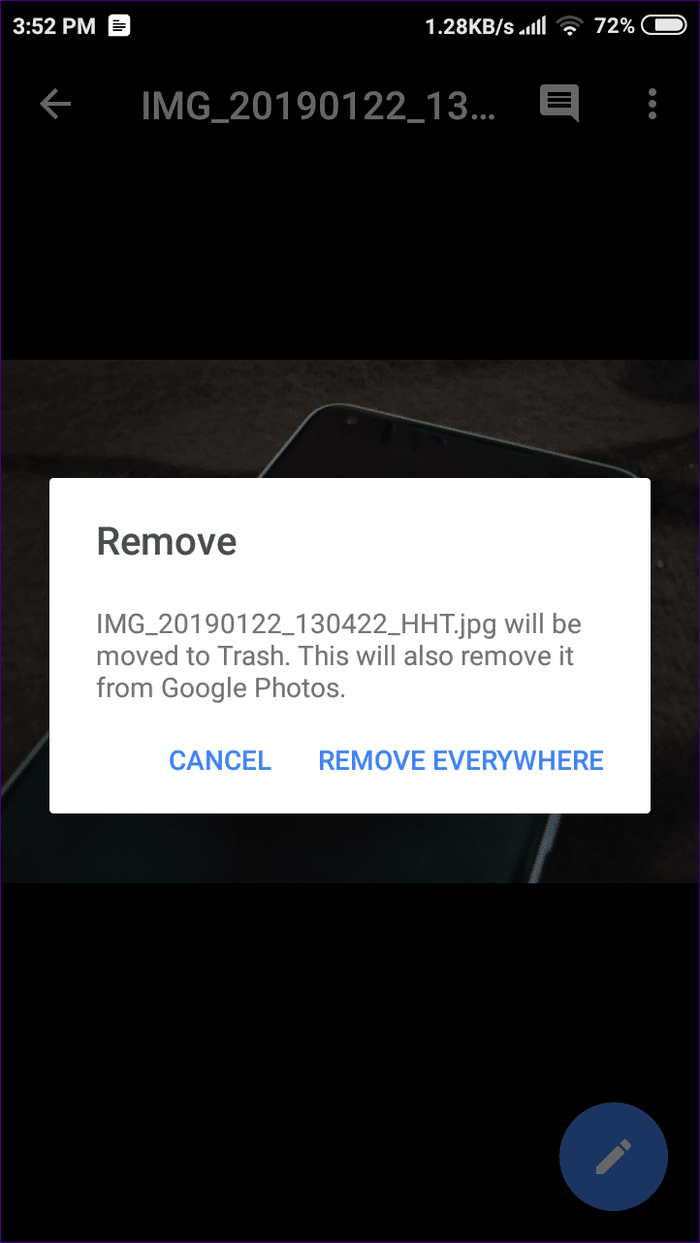 Удалить фотографии с Google Диска 9