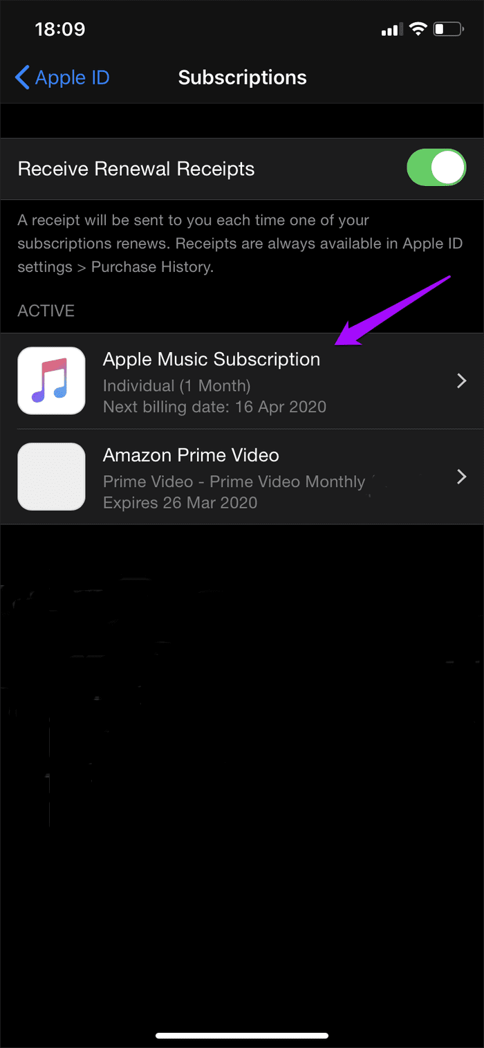 Отписаться от Apple Music 8