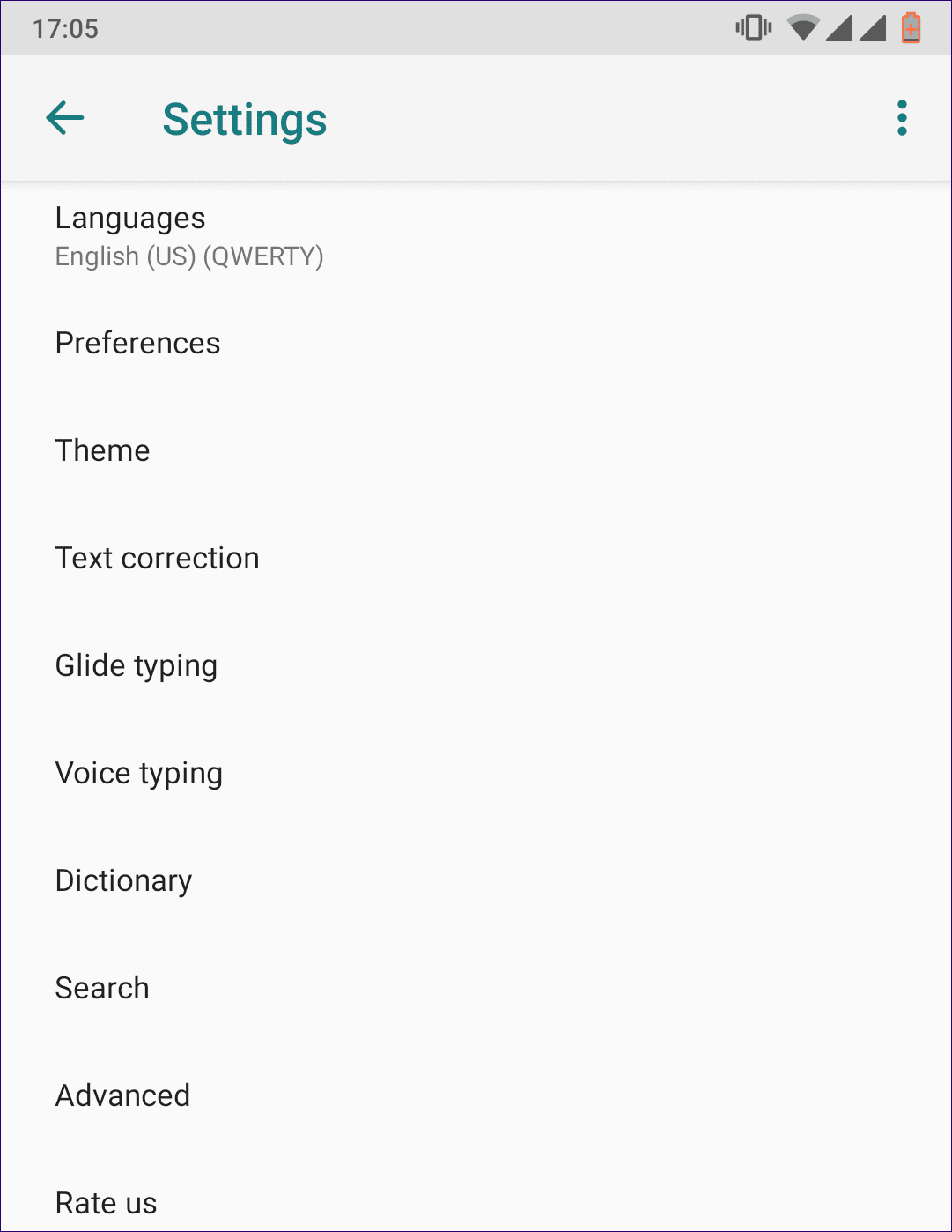 Gboard Android 1 изменен размер