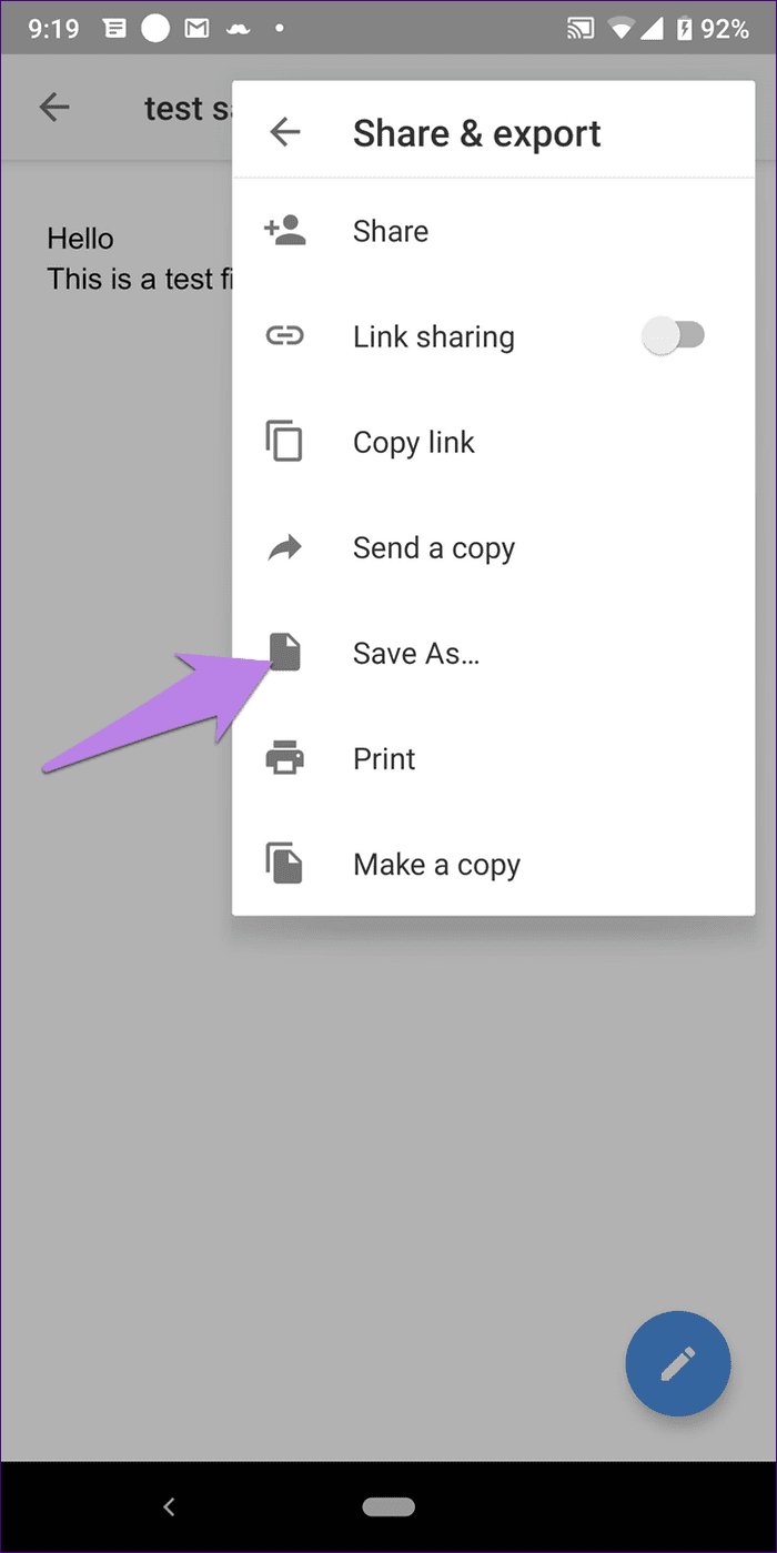 Сохранить Google Документы как PDF 4