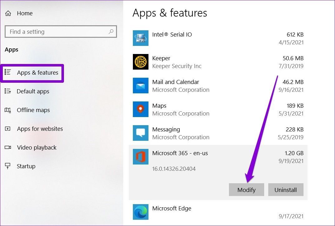 Изменить Microsoft Office 365