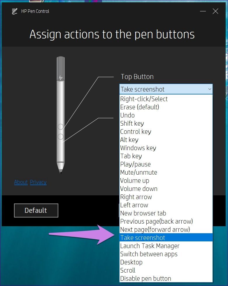 Скриншот планшета Hp X360 13