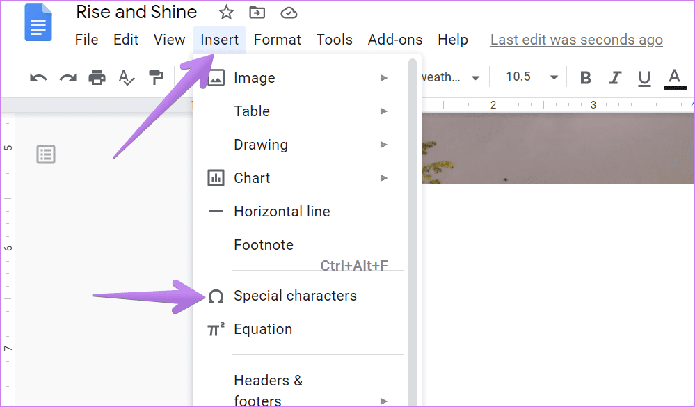 Добавить флажки в google docs 7
