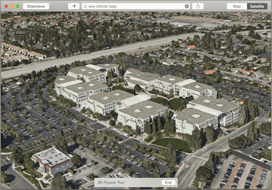 Apple Maps Flyover Tour