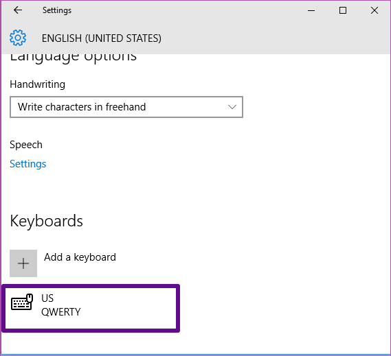Как изменить клавиатуру Windows 10 на нас