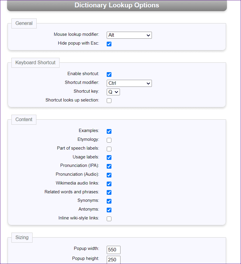 Лучшие расширения словаря Chrome 8